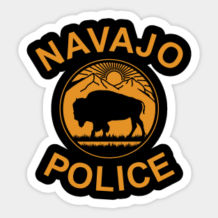 Navajo Police Emblem Sticker